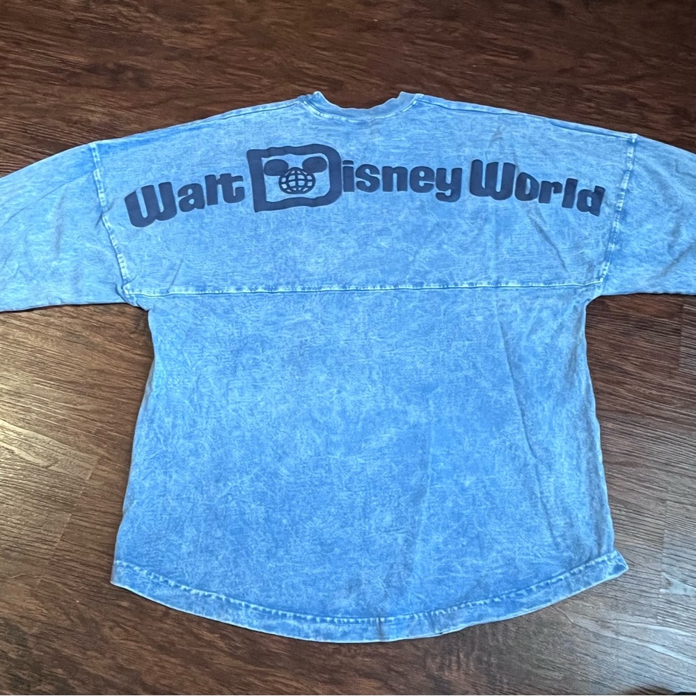 RARE! Disney Blue Mineral Wash Spirit Jersey